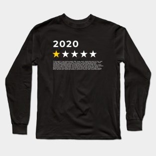 2020 - funny long review - one star Long Sleeve T-Shirt